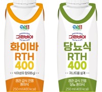 정식품, 경관 급식 환자식 ‘그린비아 RTH 400 화이바∙당뇨식’ 신제품 2종 출시